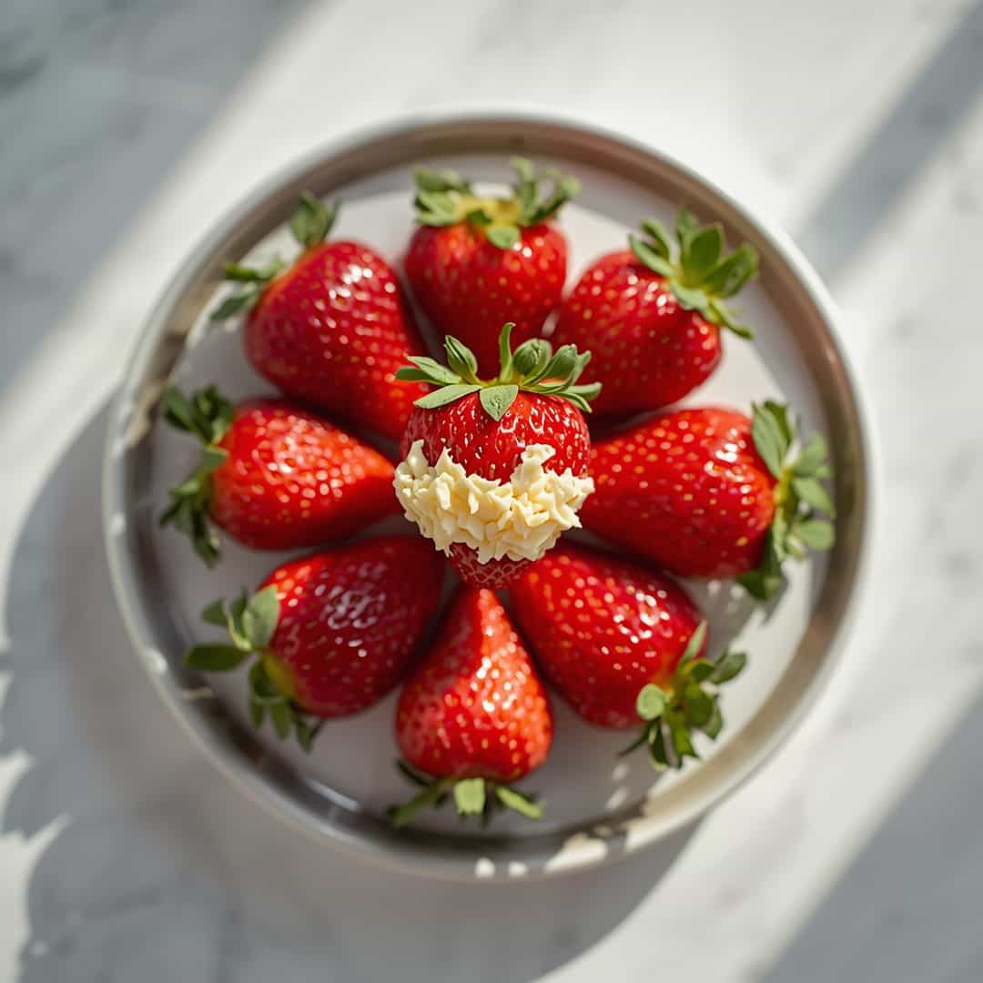 Cheesecake Stuffed Strawberries