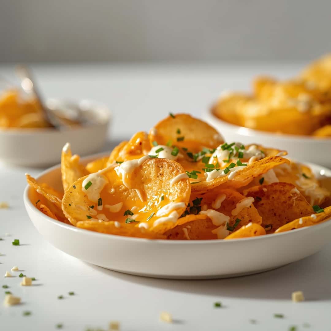 Cheesy Cottage Cheese Chips 2 Cheesy Cottage Cheese Chips