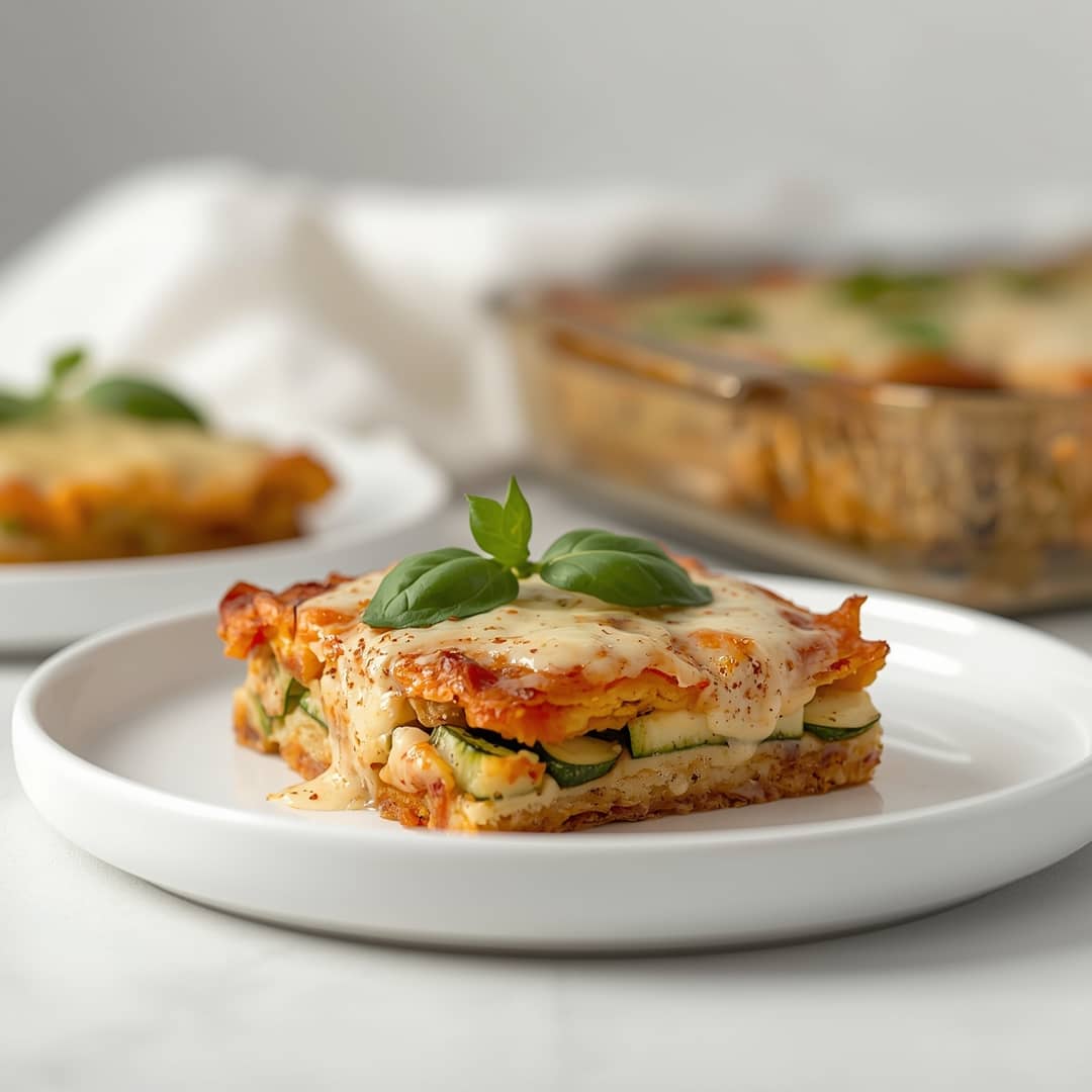 Cheesy Zucchini Pizza Casserole 2 Cheesy Zucchini Pizza Casserole