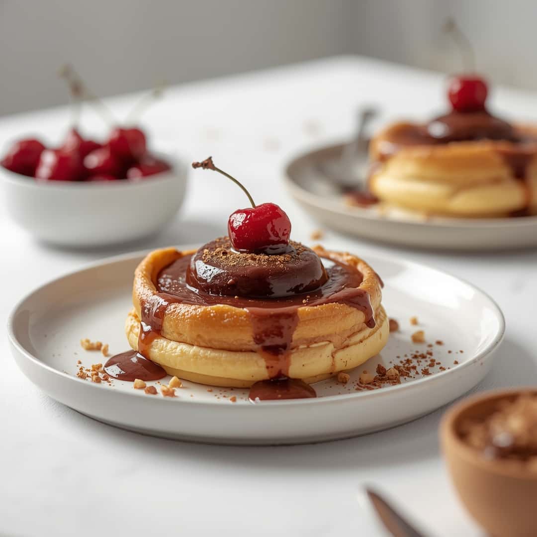 Cherry Nutella Auflauf 2 Cherry Nutella Auflauf