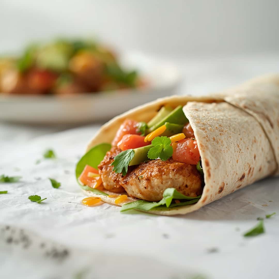 Chicken Avocado Wrap 2 Chicken Avocado Wrap
