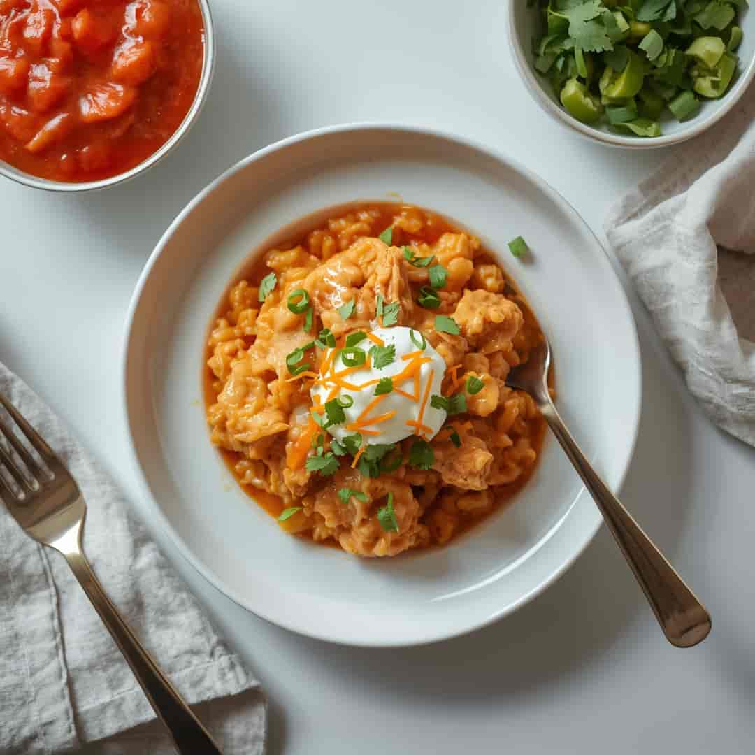 Chicken Enchilada Rice Casserole