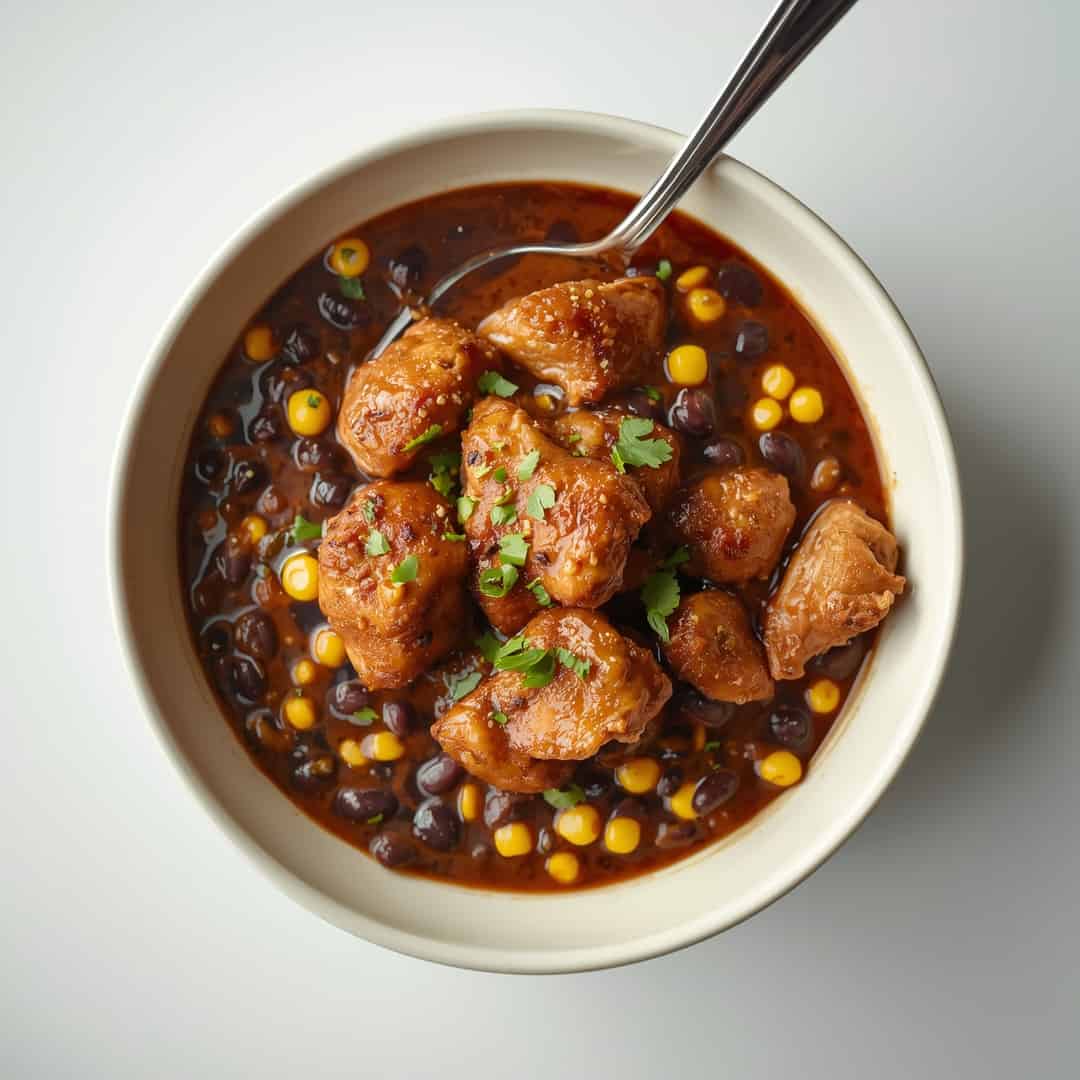 Chipotle Chicken Bowl Black Beans Corn