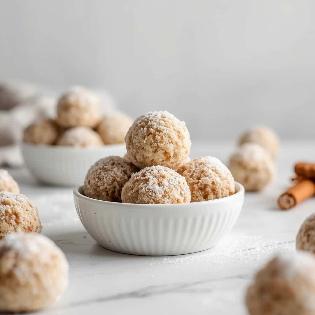 Cinnamon Roll Energy Balls