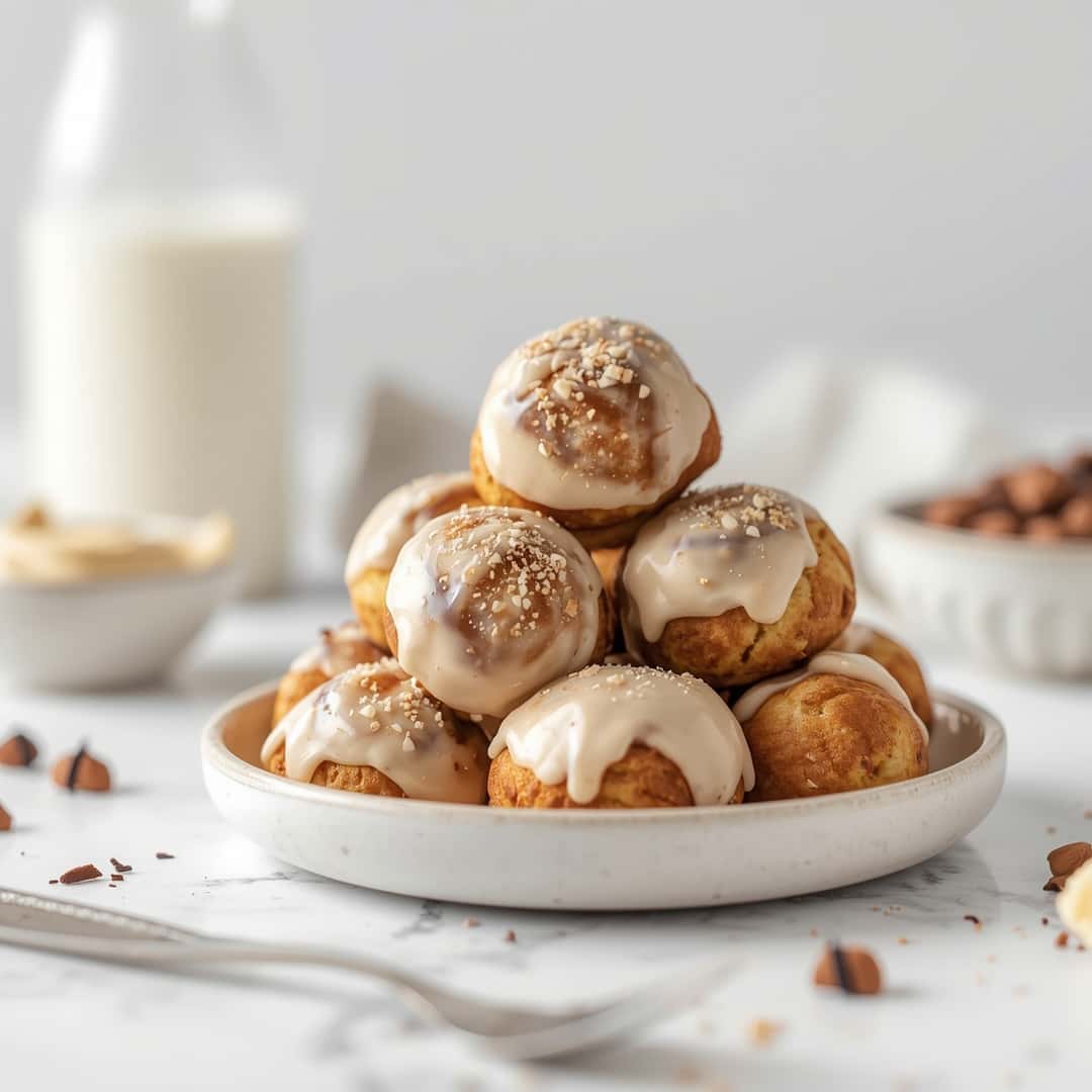 Cinnamon Roll Protein Bites 2 Cinnamon Roll Protein Bites