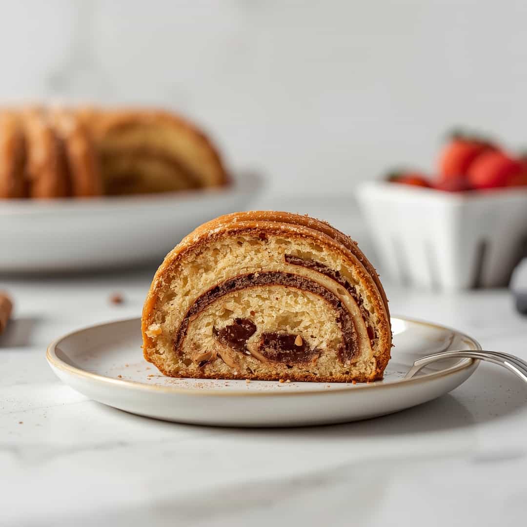 Cinnamon Swirl Protein Cake