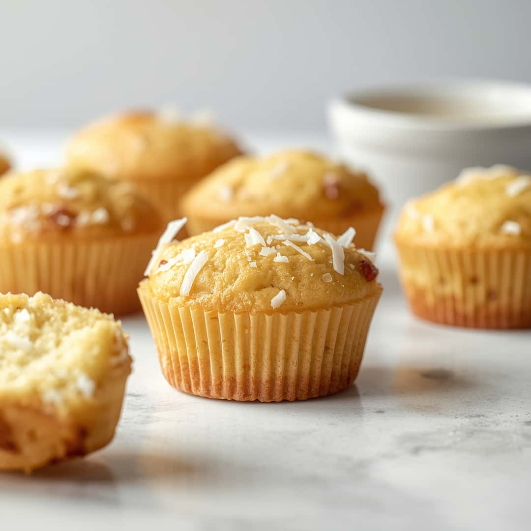 Coconut Pineapple Cottage Cheese Muffins - Traditional Country Recipe