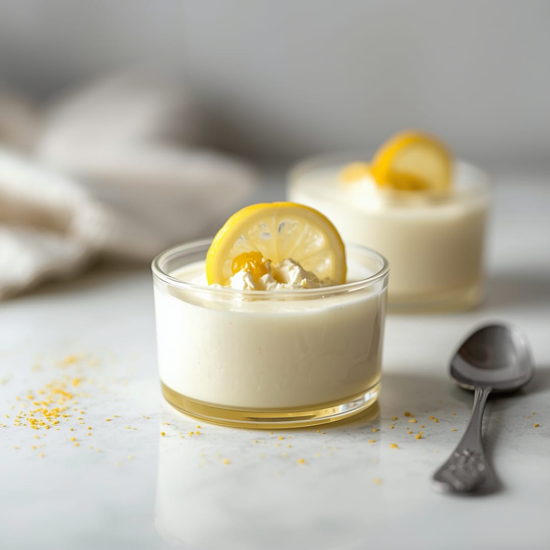 Cottage Cheese Lemon Mousse Light Zesty