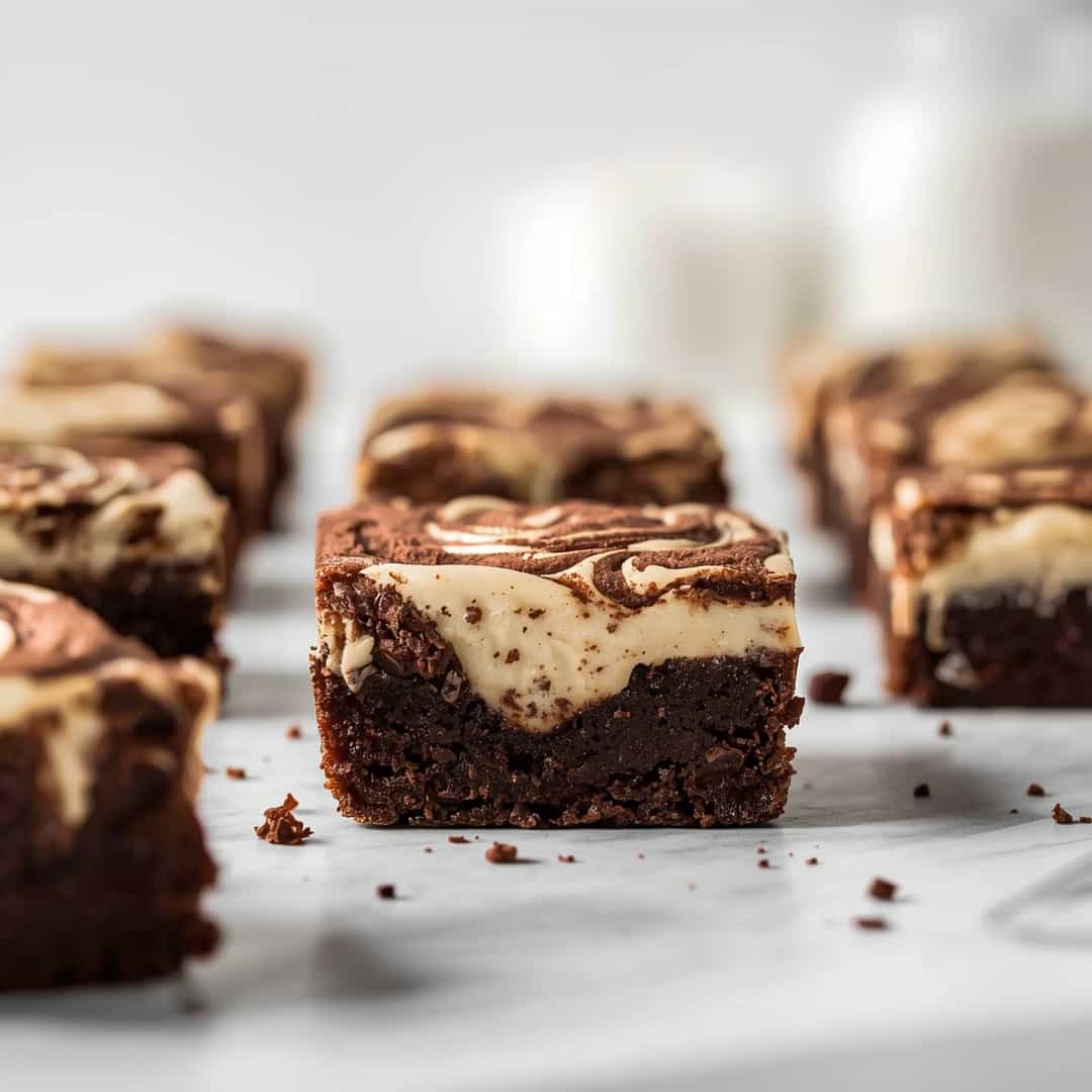 Cream Cheese Swirl Brownies