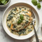 Creamy Chicken Breast Spinach Parmesan Sauce