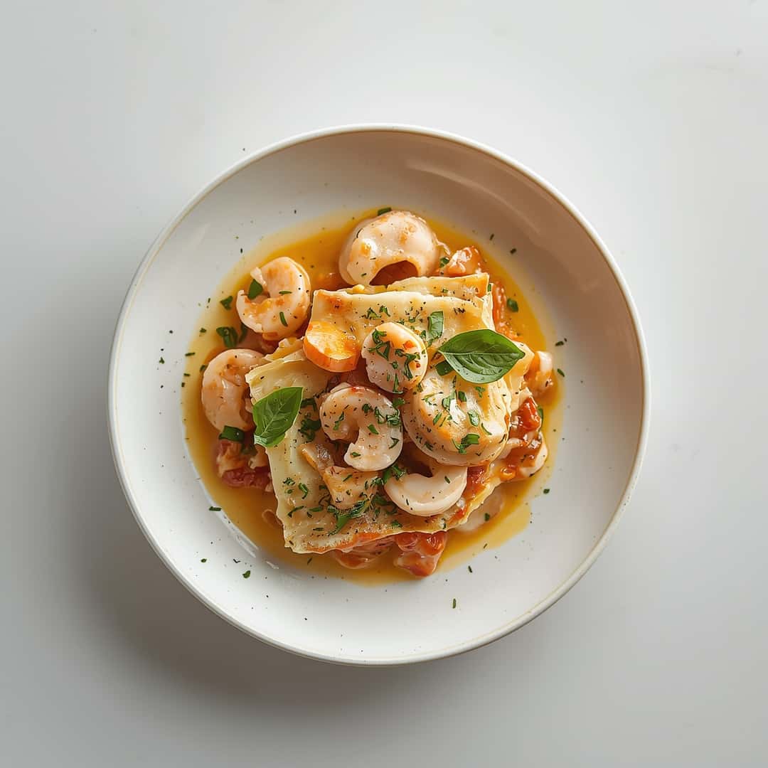 Creamy Delicious Seafood Lasagna 2 Creamy Delicious Seafood Lasagna