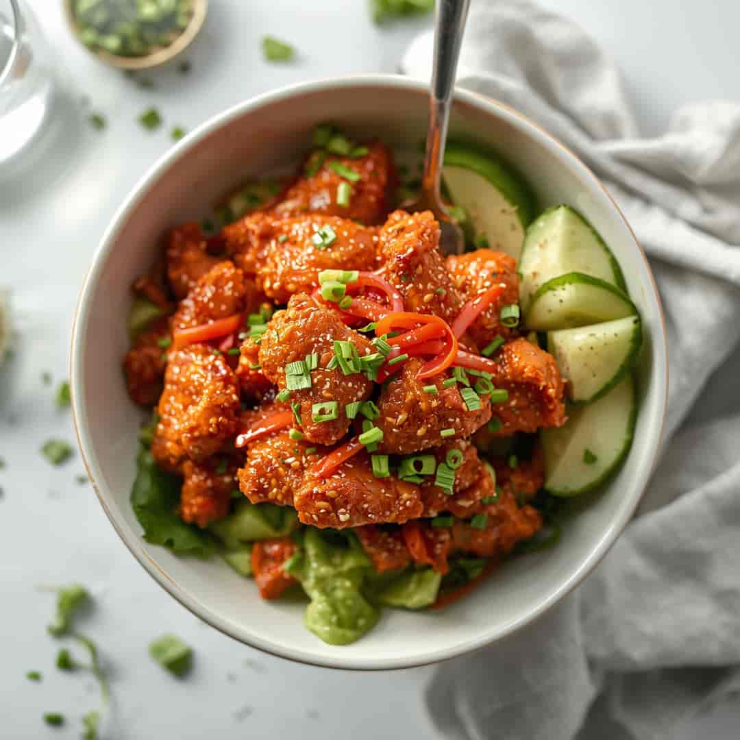 Crispy Bang Bang Chicken Bowl