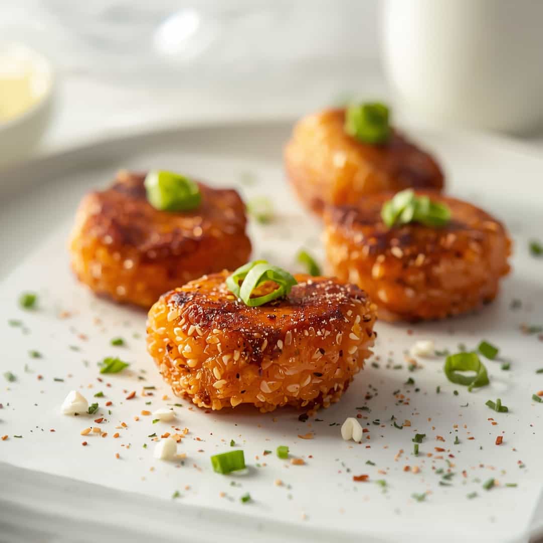 Crispy Bang Bang Salmon Bites 2 Crispy Bang Bang Salmon Bites