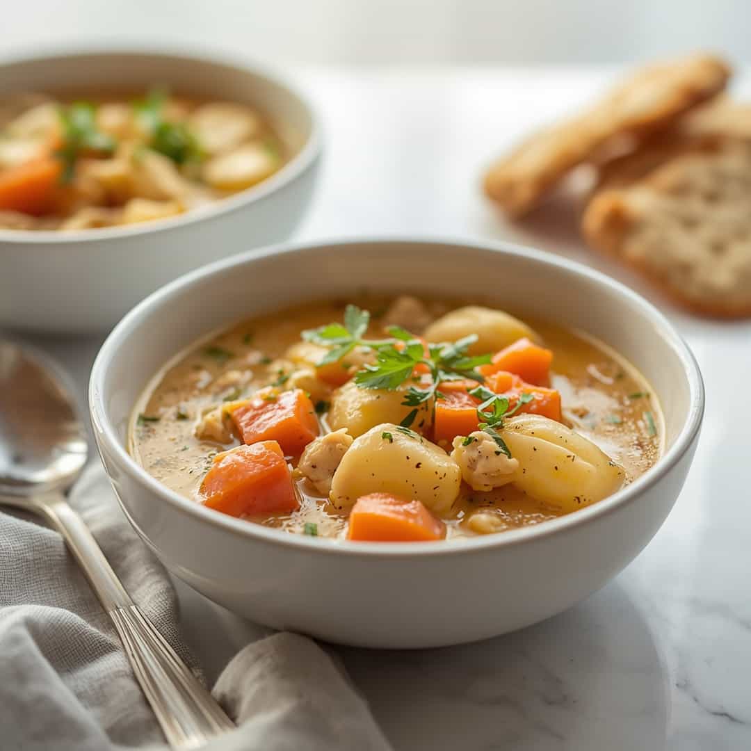 Crockpot Chicken Gnocchi Soup