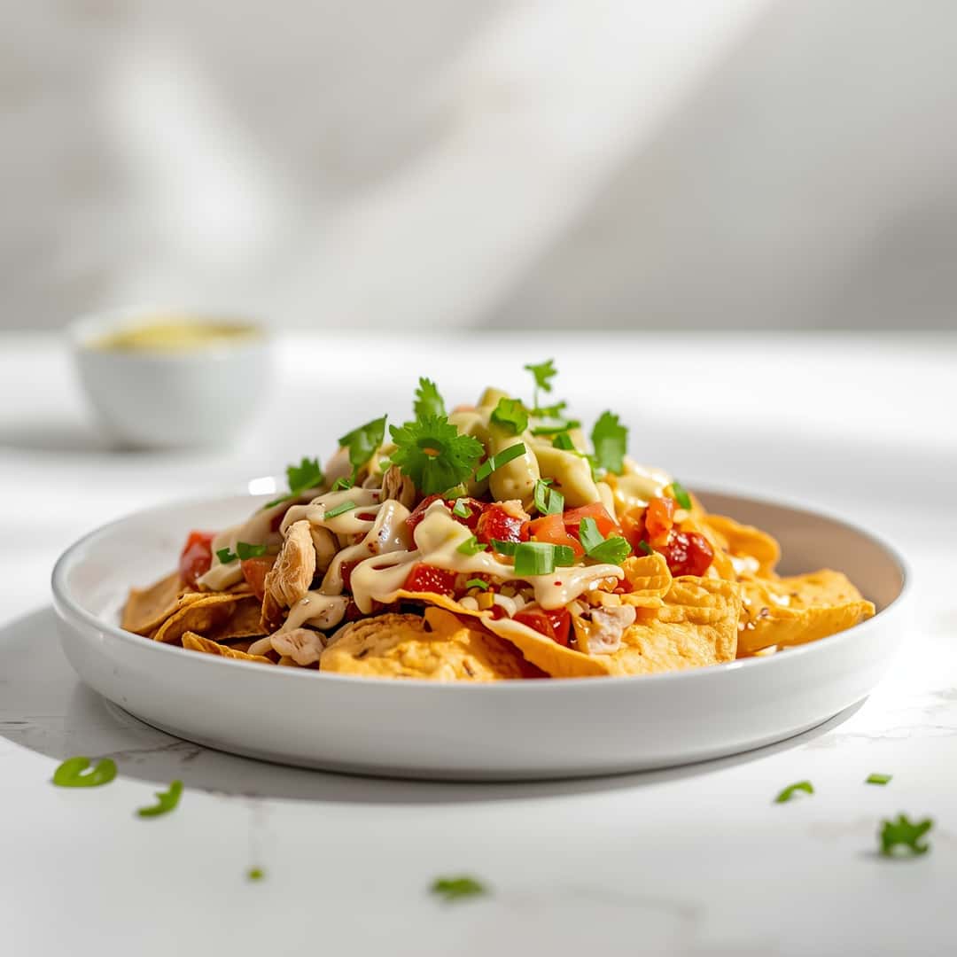 Crockpot Chicken Nachos