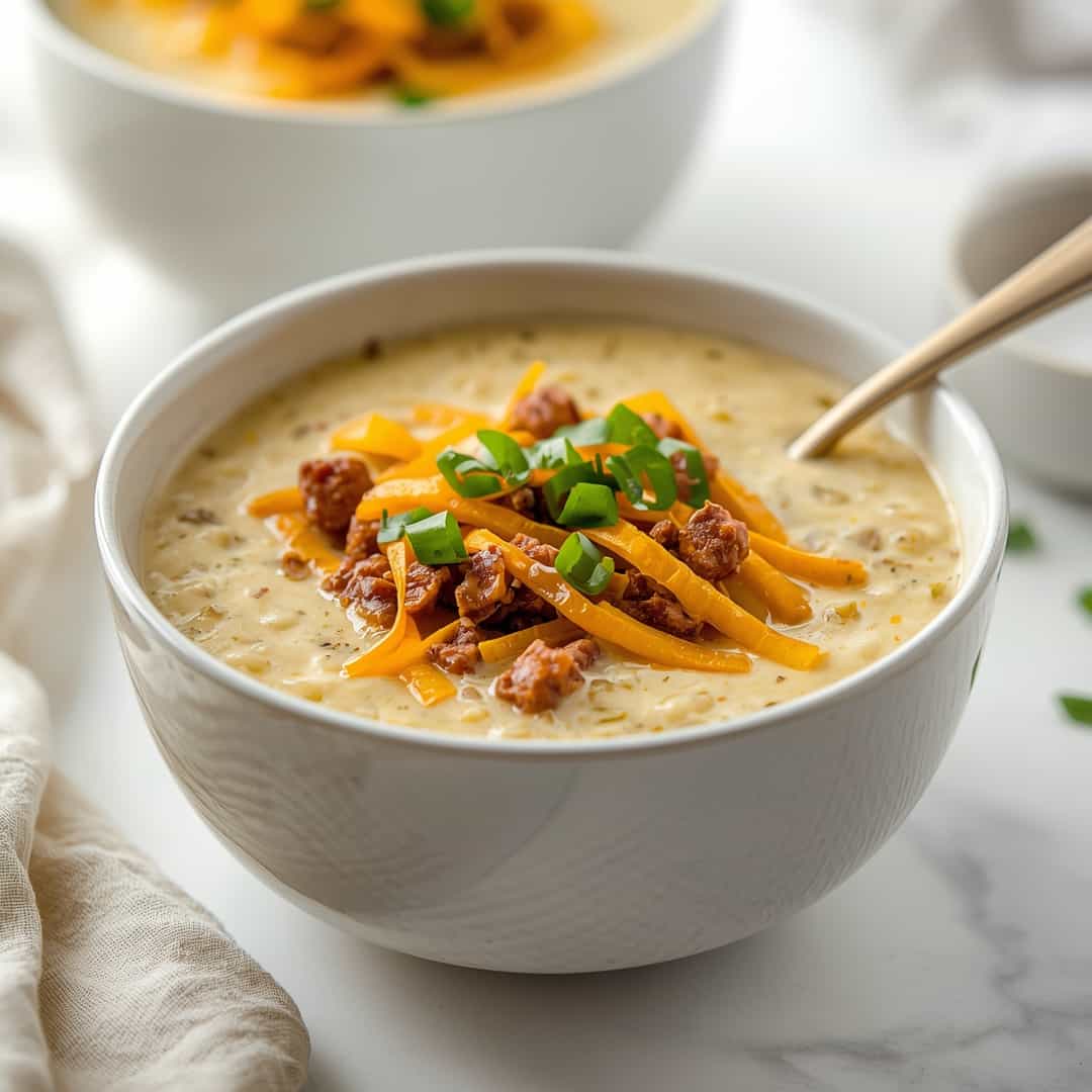 Crockpot Loaded Baked Potato Soup