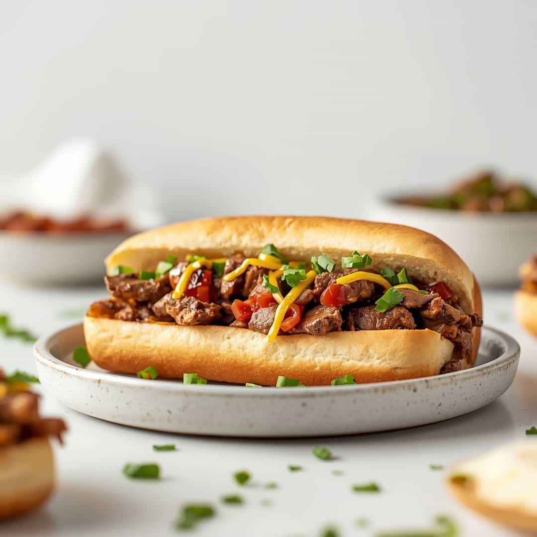Crockpot Philly Cheesesteak