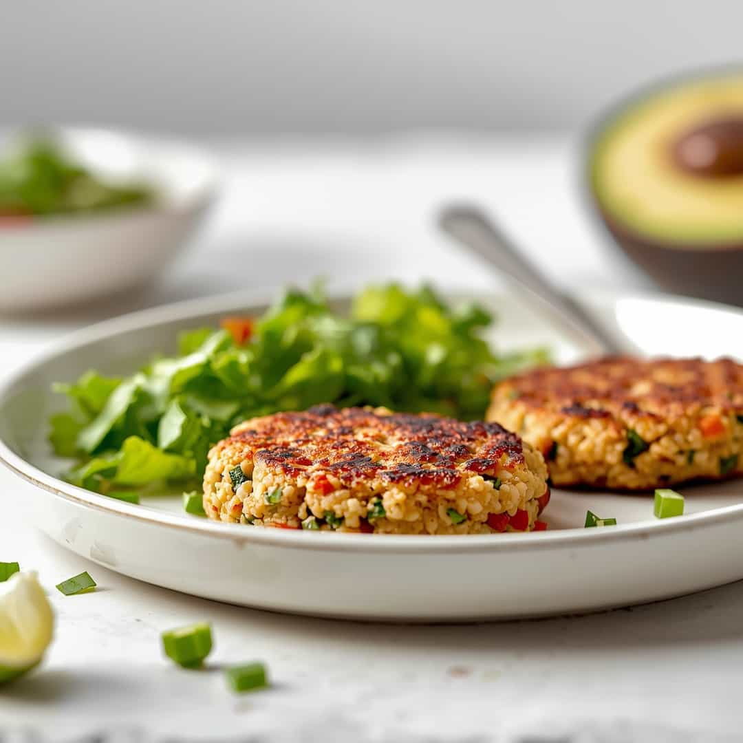 Crunchy Quinoa Veggie Patties
