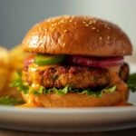 Daniel Fast Chickpea Burger