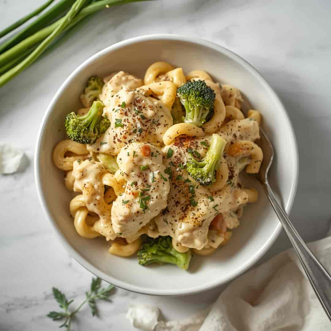 Delicious Chicken Broccoli Alfredo Bake
