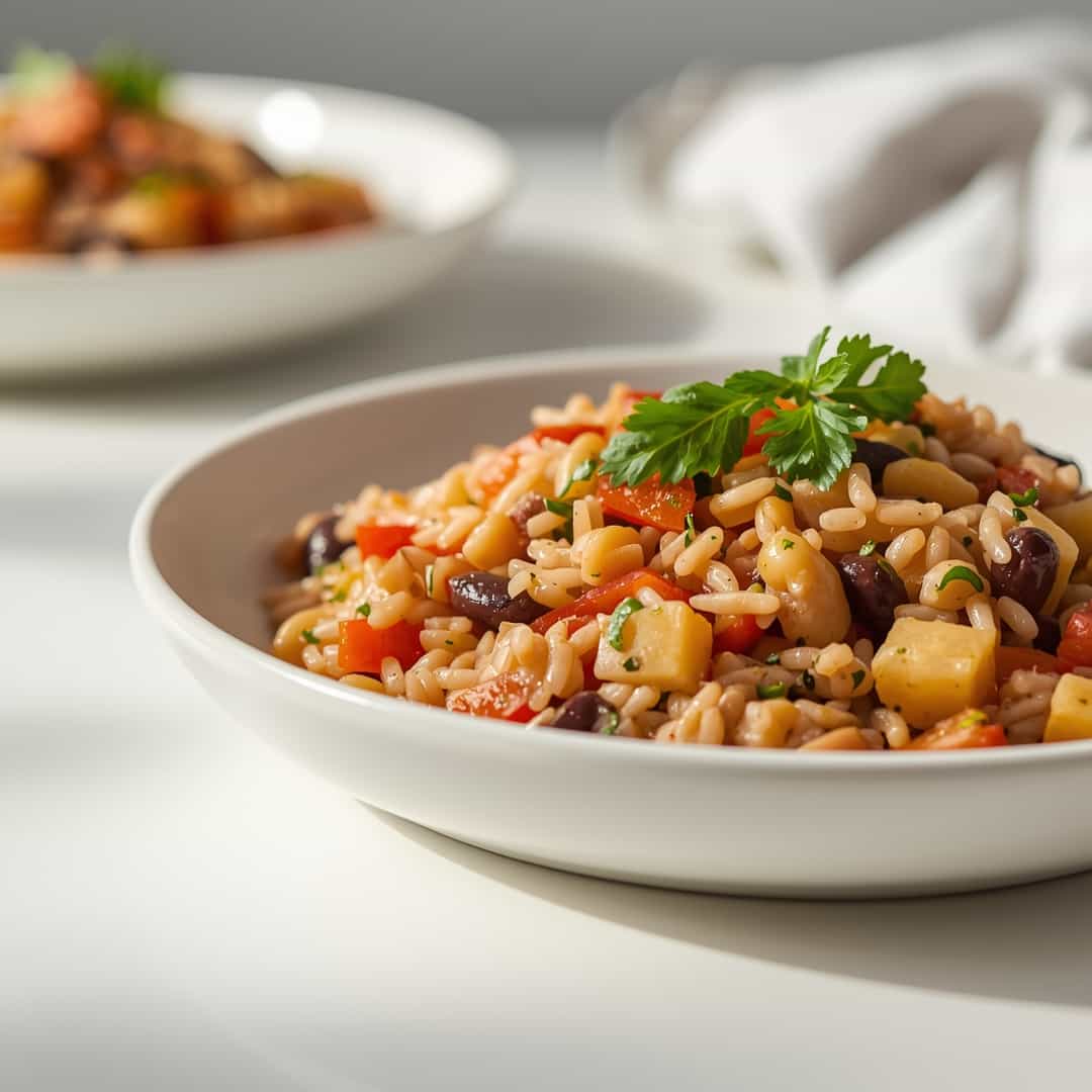 Delicious Mediterranean Rice And Beans Recipe