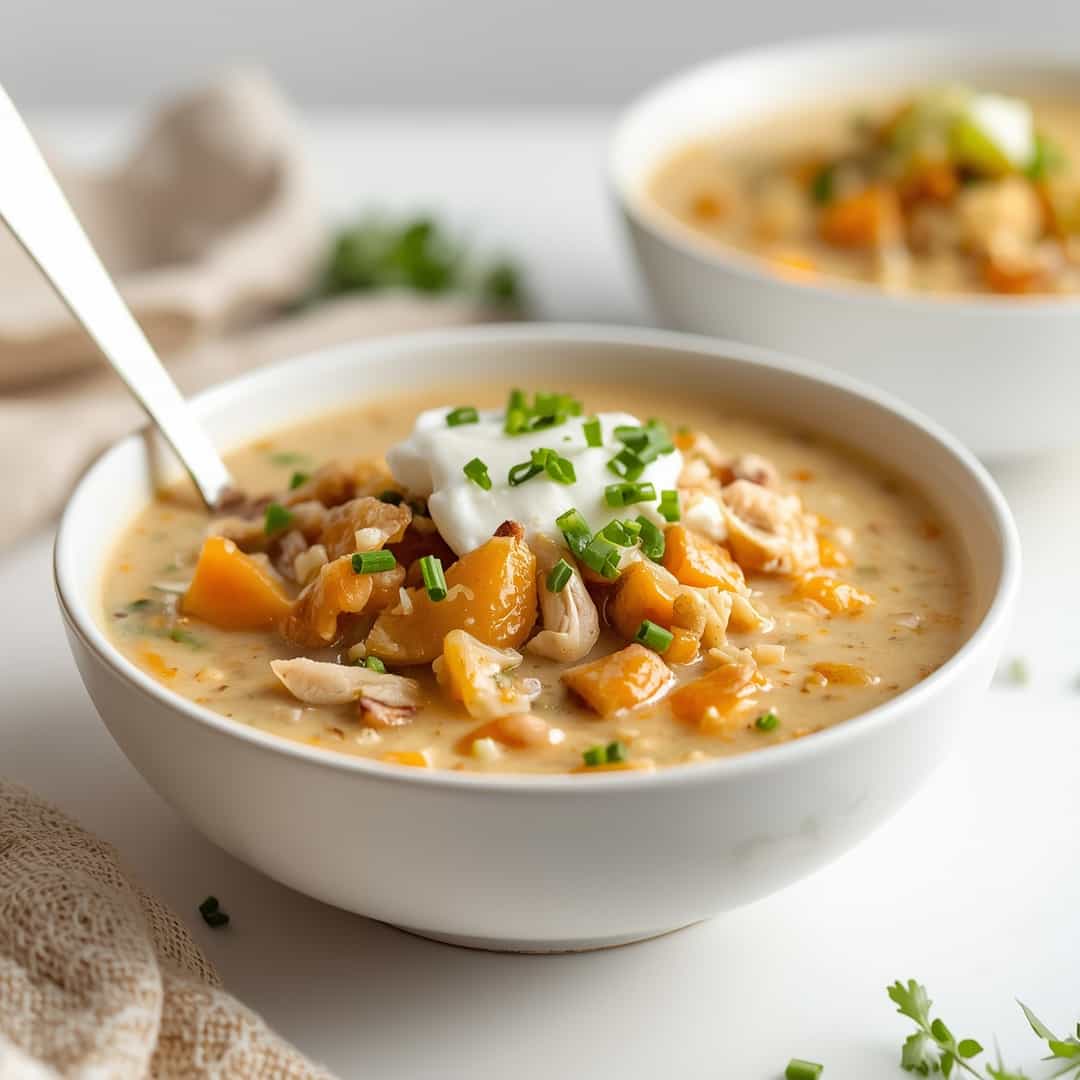 Easiest Crockpot White Chicken Chili