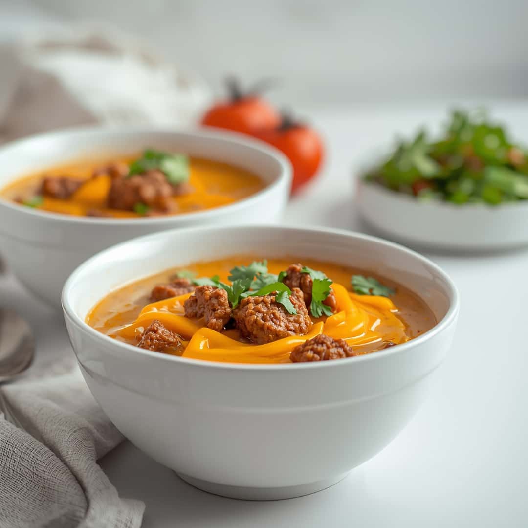 Easy Cheeseburger Soup