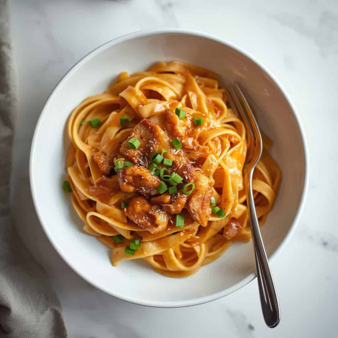 Easy Cowboy Butter Chicken Linguine