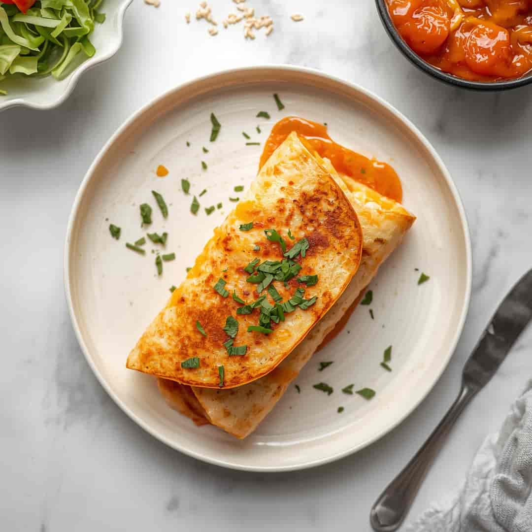Easy Grilled Cheese Burrito