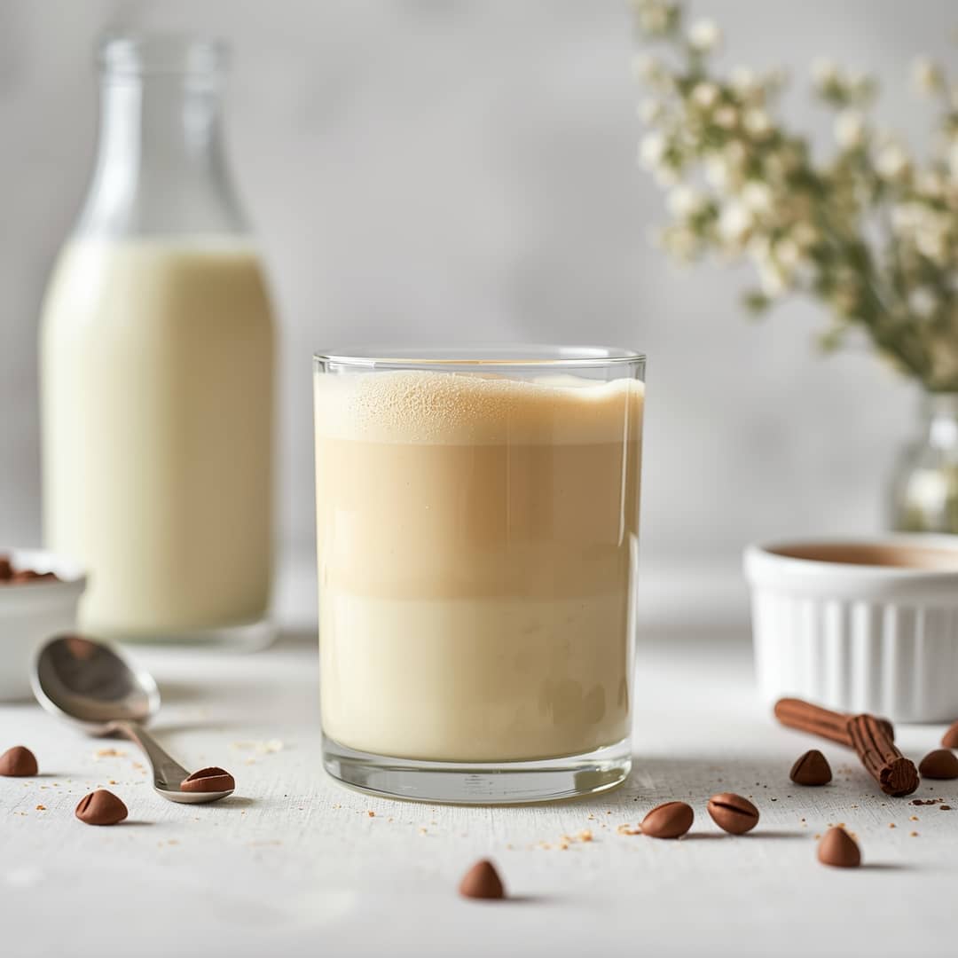 Easy Homemade Eggnog Coffee Creamer