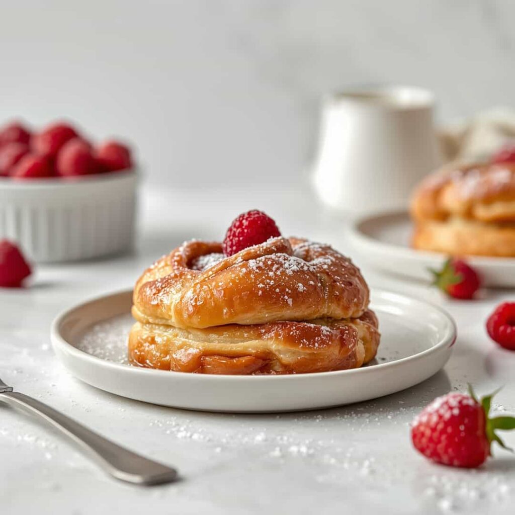 Traditional Raspberry Easy Raspberry Danish