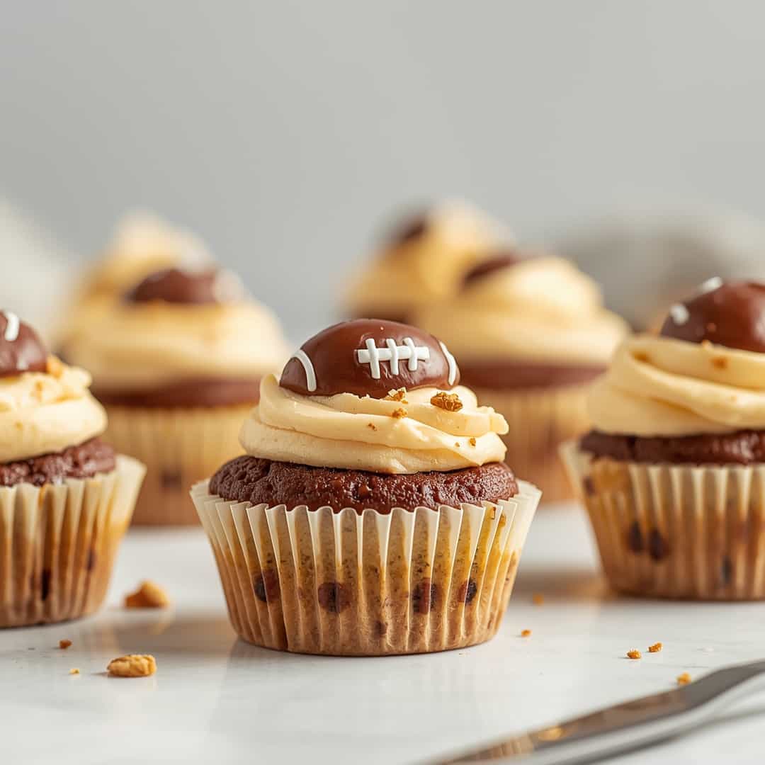 Football Cupcakes recipe