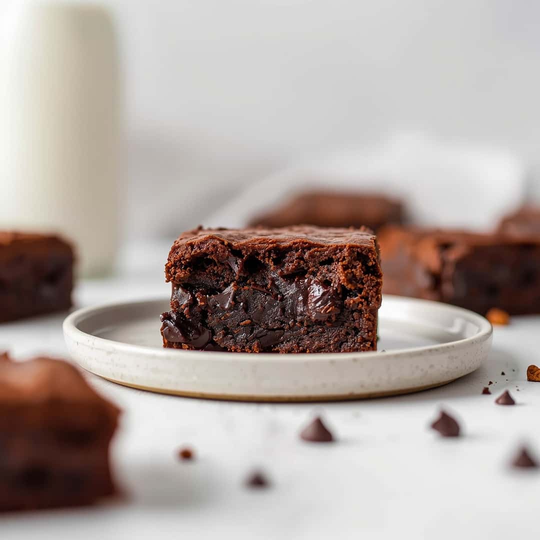 Fudgy Chocolate Protein Brownies Healthy