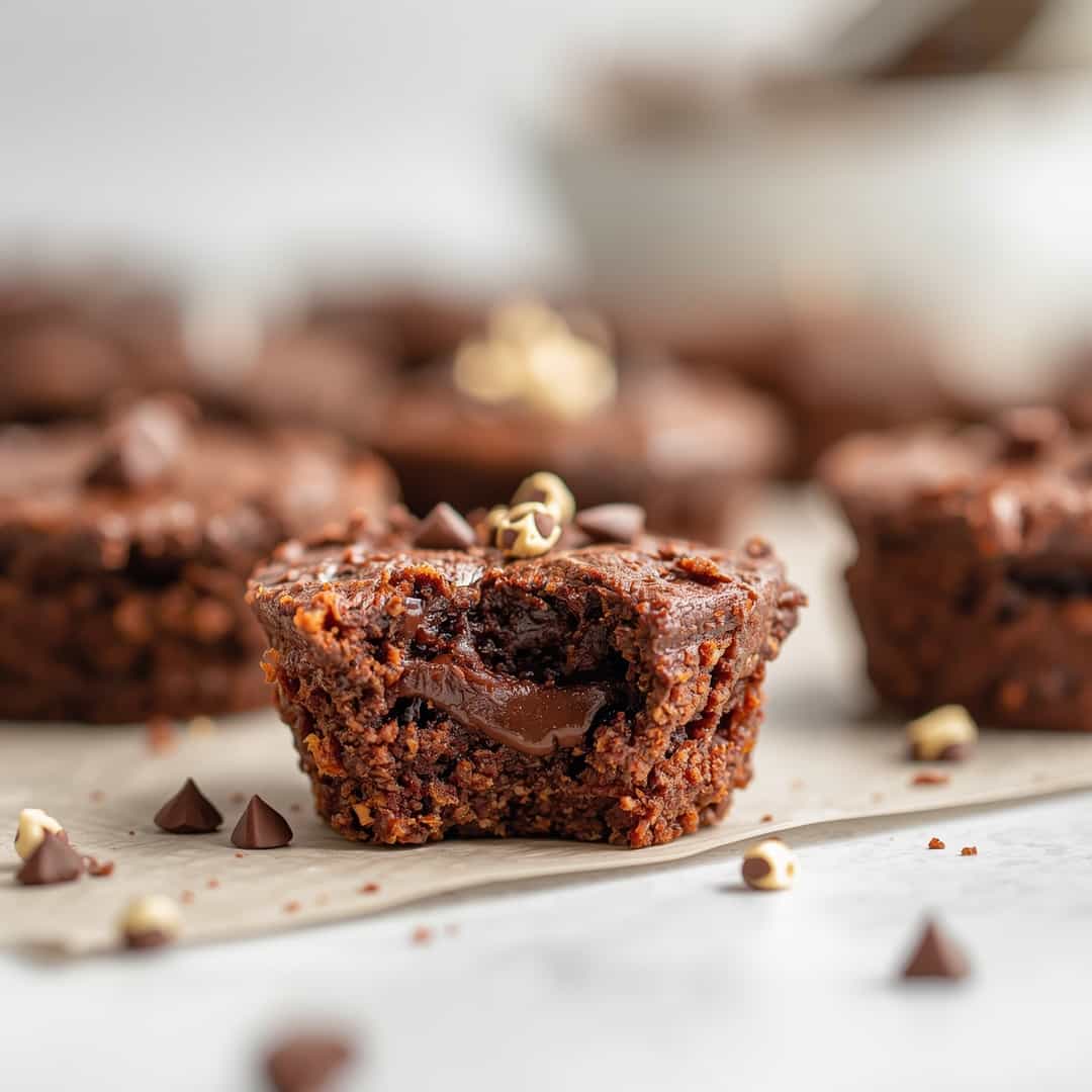 Fudgy Protein Brownie Bites