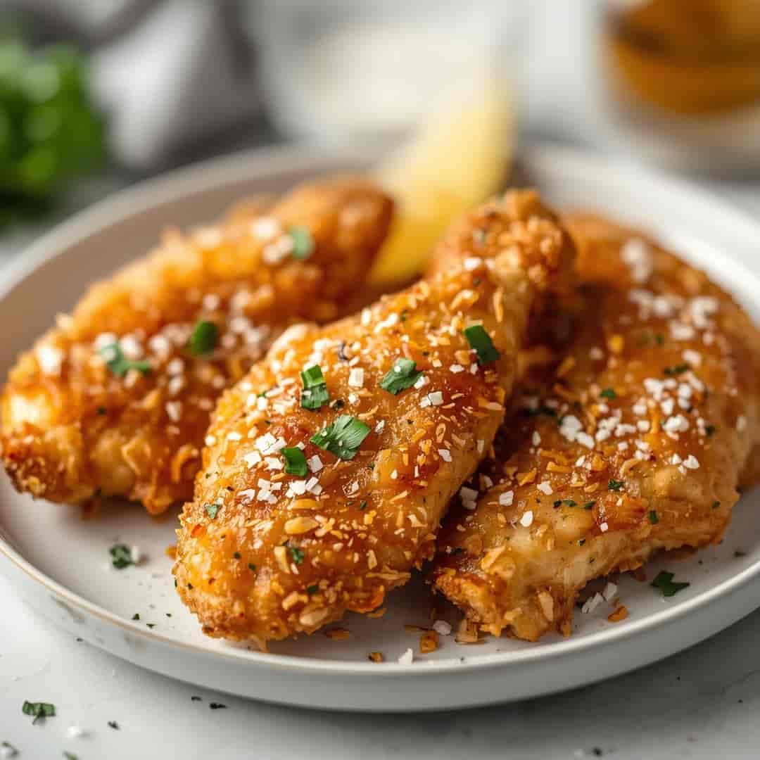 Garlic Parmesan Air Fryer Chicken Tenders