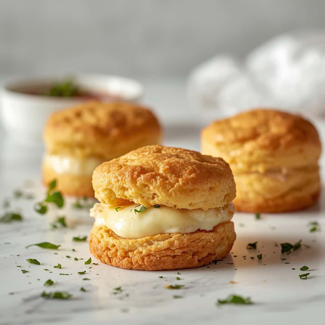 Gooey Mozzarella Biscuit Bombs