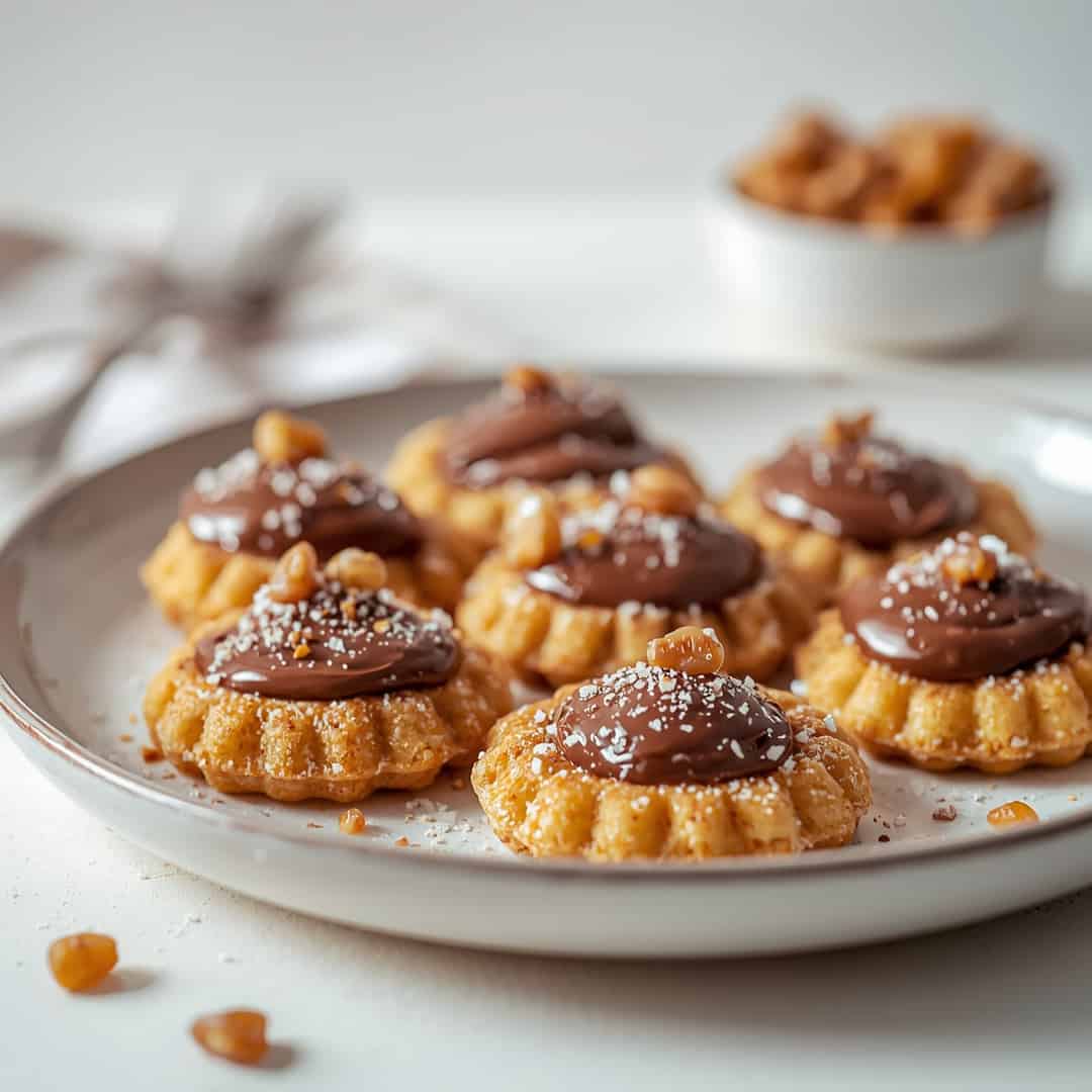 Haselnuss-Zimtsterne with Nutella