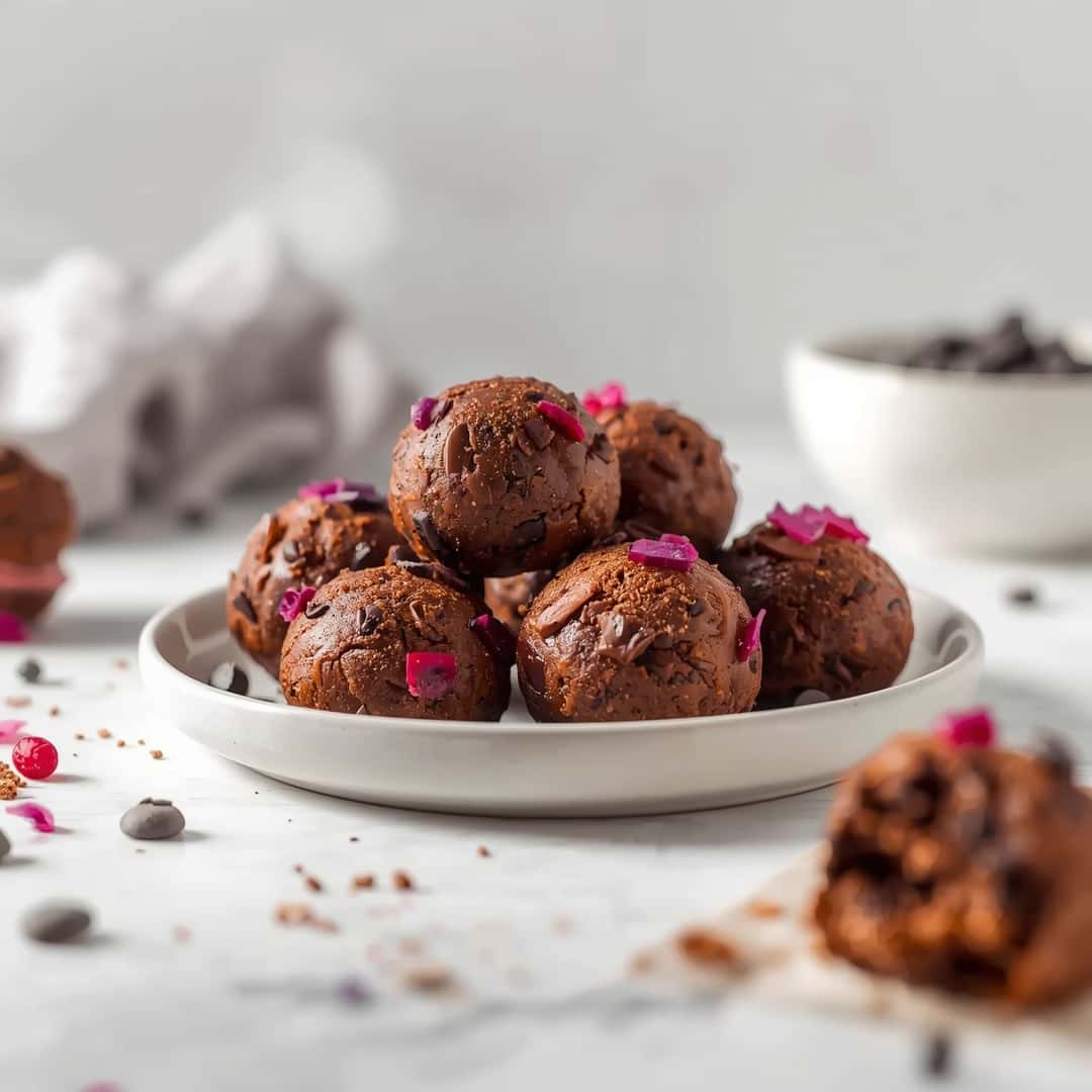 Healthy Cosmic Brownie Protein Bites