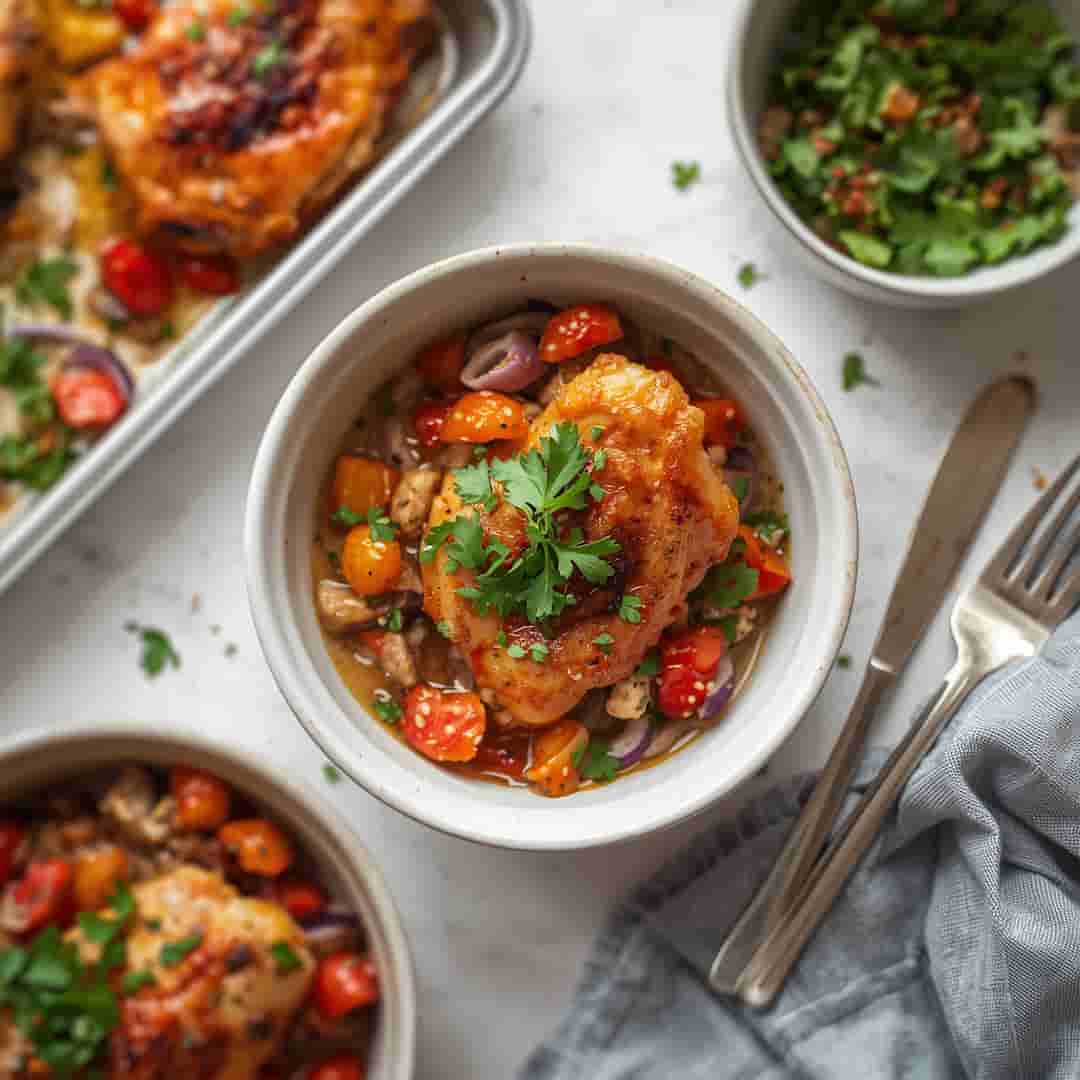 Healthy Sheet Pan Chicken Meal Prep