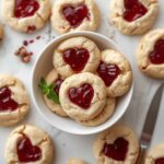 Heart Jam Thumbprint Cookies