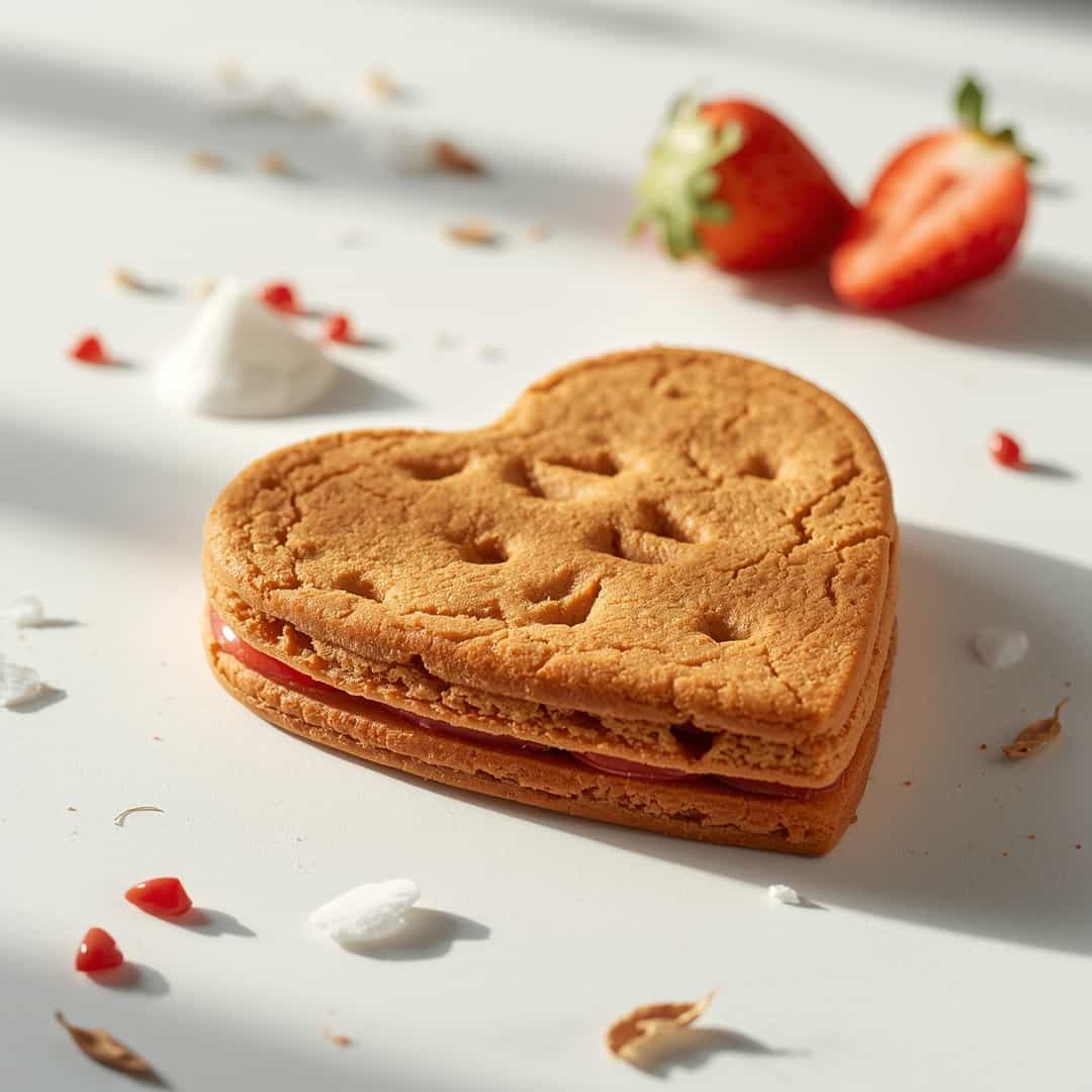Heart Shaped Cookie Cake