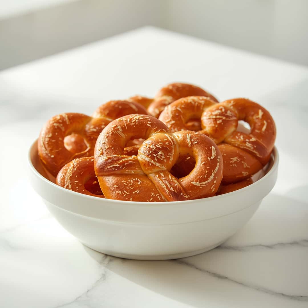 Heart Shaped Soft Pretzels