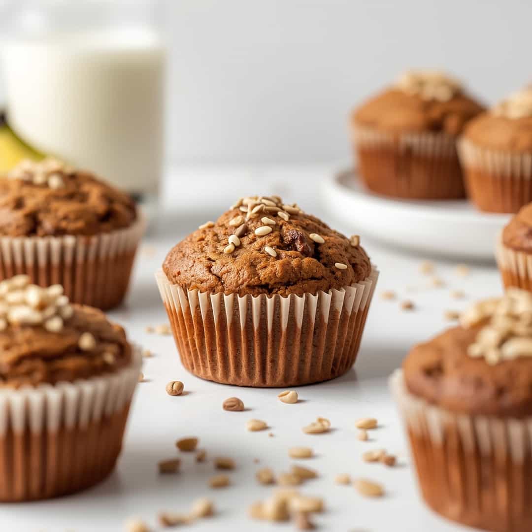 High Protein Banana Muffins 2 High Protein Banana Muffins