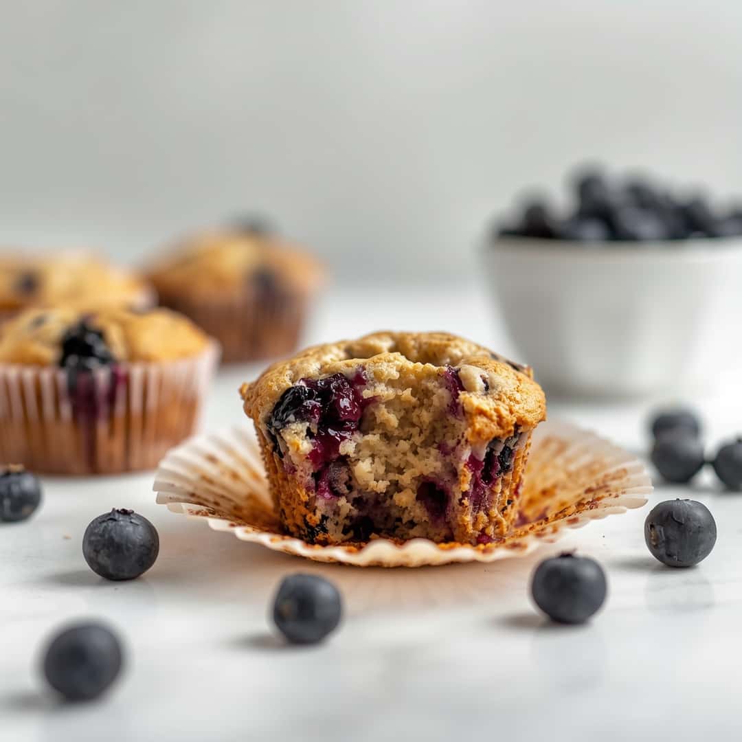High Protein Blueberry Cottage Cheese Muffins 2 High Protein Blueberry Cottage Cheese Muffins