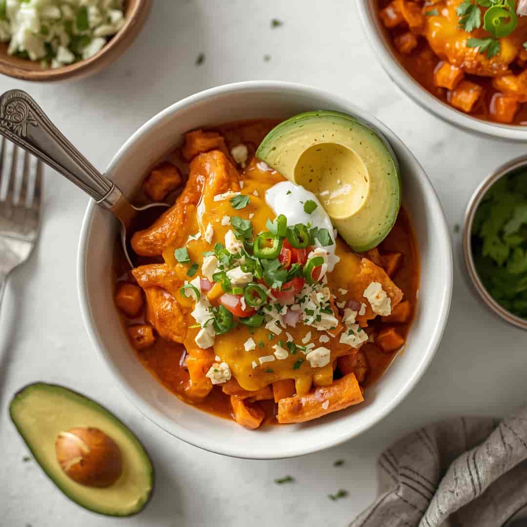 High-Protein Chicken Enchilada Bowls
