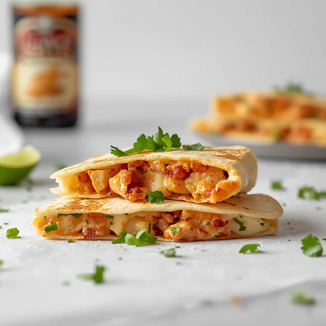 High-Protein Chicken Ranch Quesadilla
