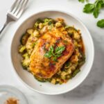 High Protein Chicken Zucchini Bake