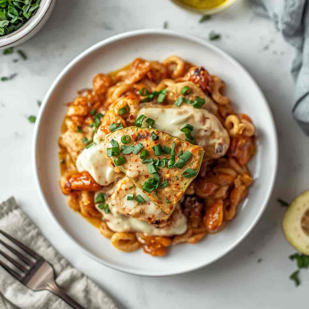 High Protein Easy Chicken Zucchini Bake