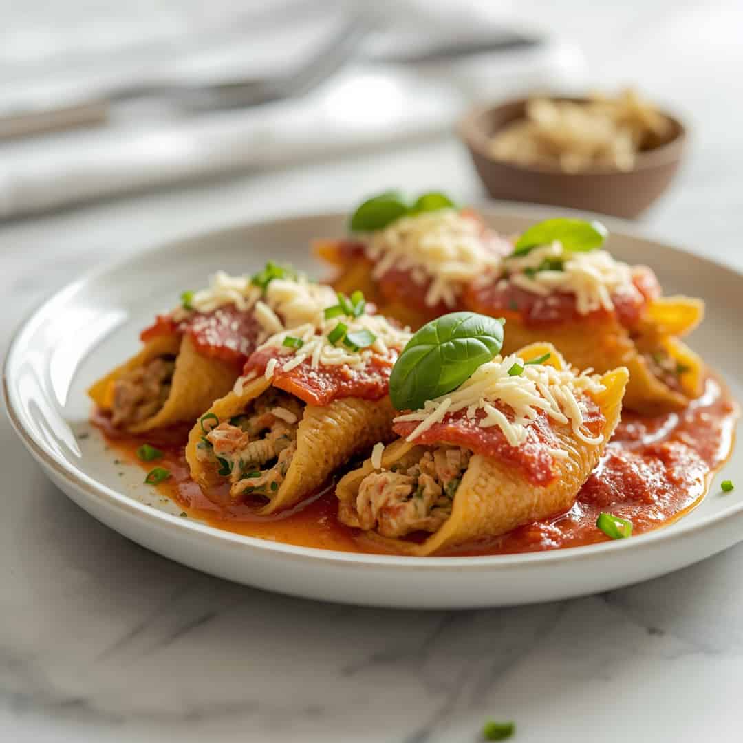 High Protein Stuffed Shells