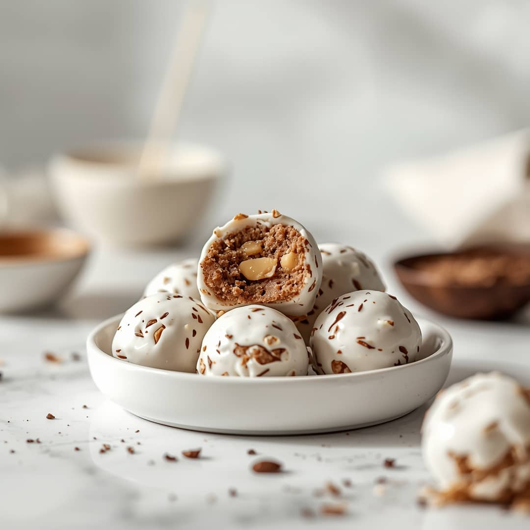 Homemade Greek Yogurt Protein Balls
